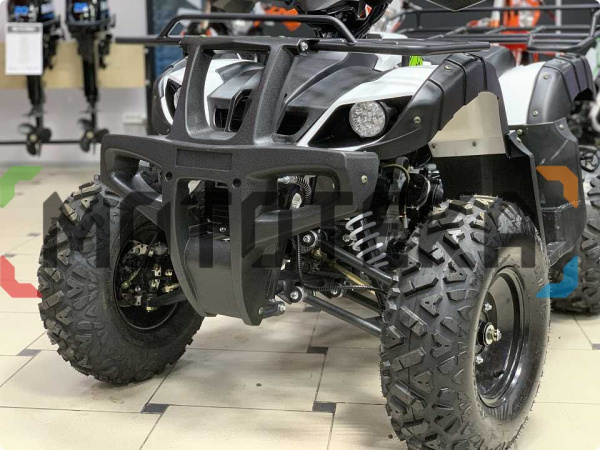 Квадроцикл Мотомир Jaeger 200 белый/зеленый (машинокомплект) | Мототека Квадроцикл Мотомир Jaeger 200 белый/зеленый (машинокомплект) | Мототека