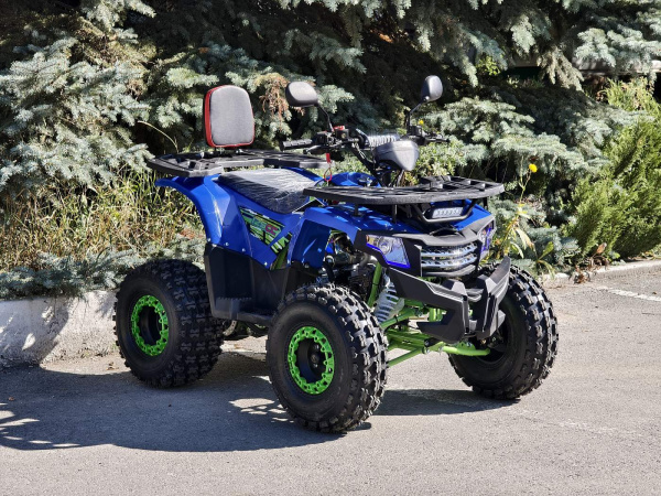 Квадроцикл детский R - MOTO (Р - Мото) Lion 110 A синий (машинокомплект) | Мототека