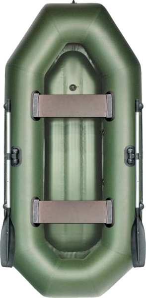 Лодка ПВХ Аква Оптима 260 НД зелёный в магазине Мототека по цене 18 260 ₽