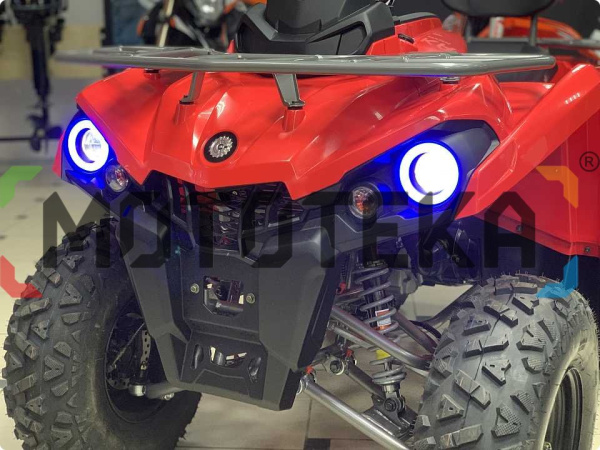 Квадроцикл Мотомир Hammer 200 красный (машинокомплект) | Мототека Квадроцикл Мотомир Hammer 200 красный (машинокомплект) | Мототека