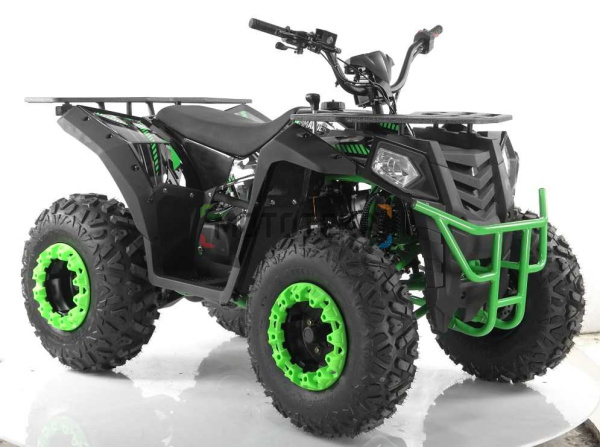 Квадроцикл Мотомир Commander 200 чёрный/зелёный (машинокомплект) | Мототека Квадроцикл Мотомир Commander 200 чёрный/зелёный (машинокомплект) | Мототека